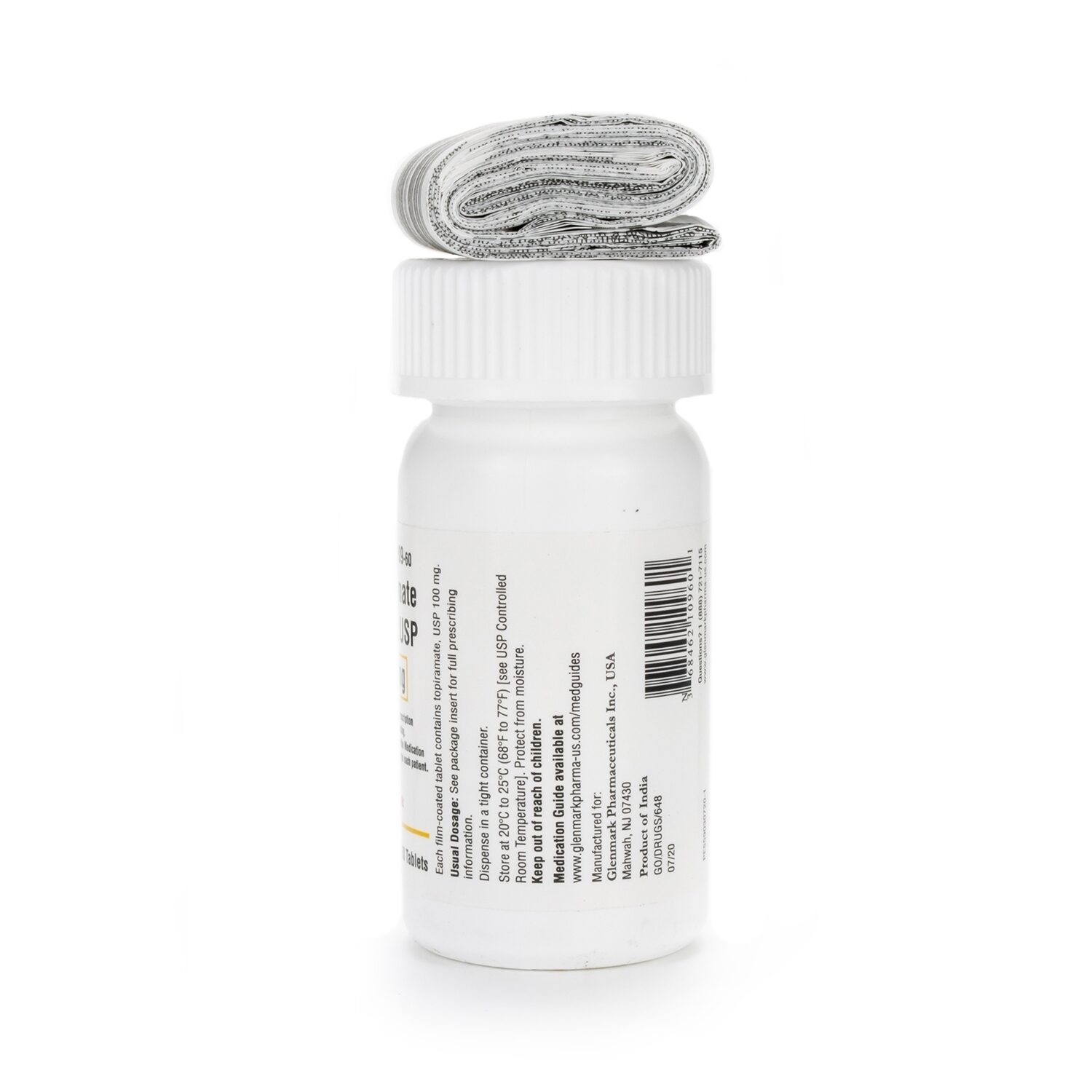 Topiramate Mg Tablets Bottle Mcguff