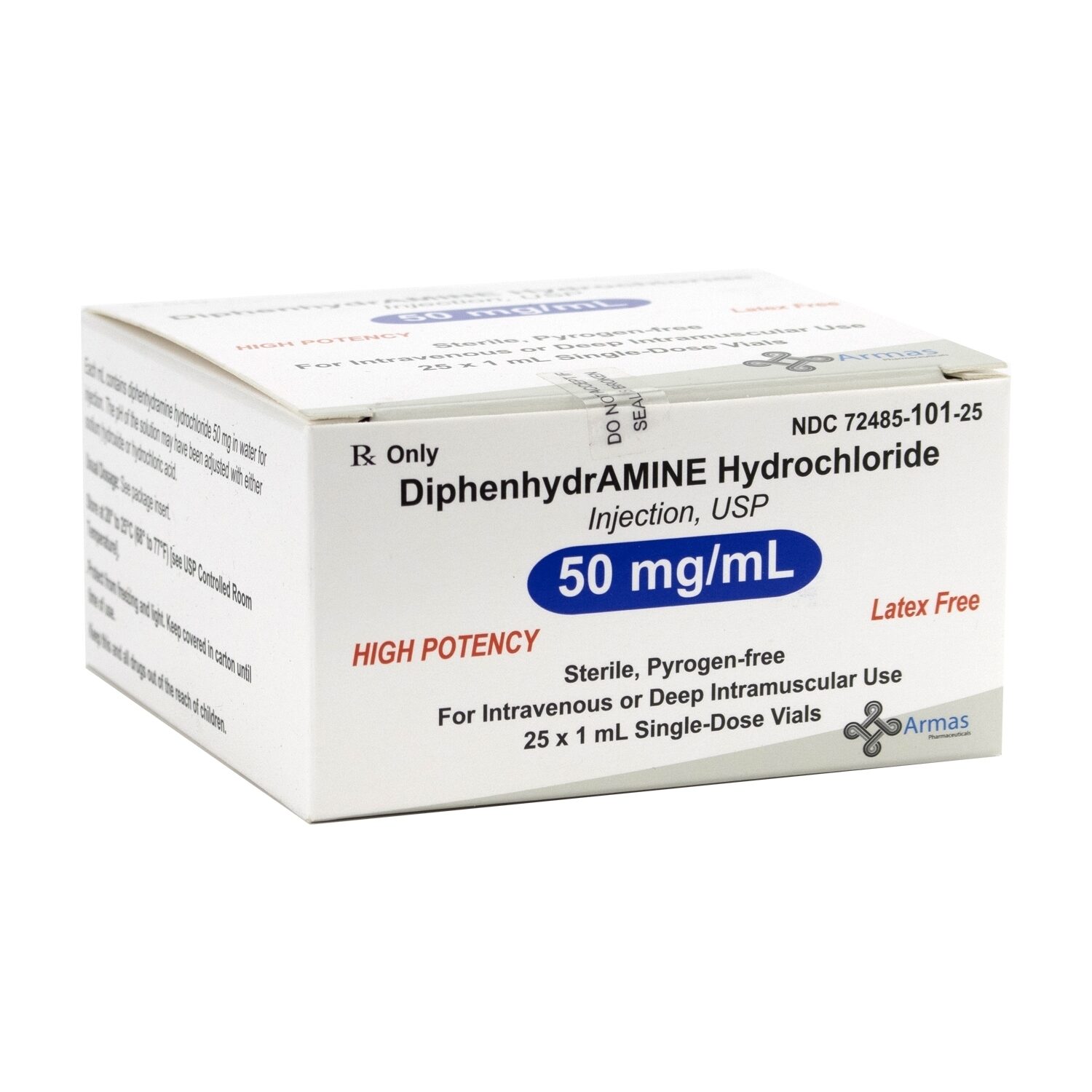 Diphenhydramine Hcl Mg Ml Sdv Ml Vials Tray Mcguff