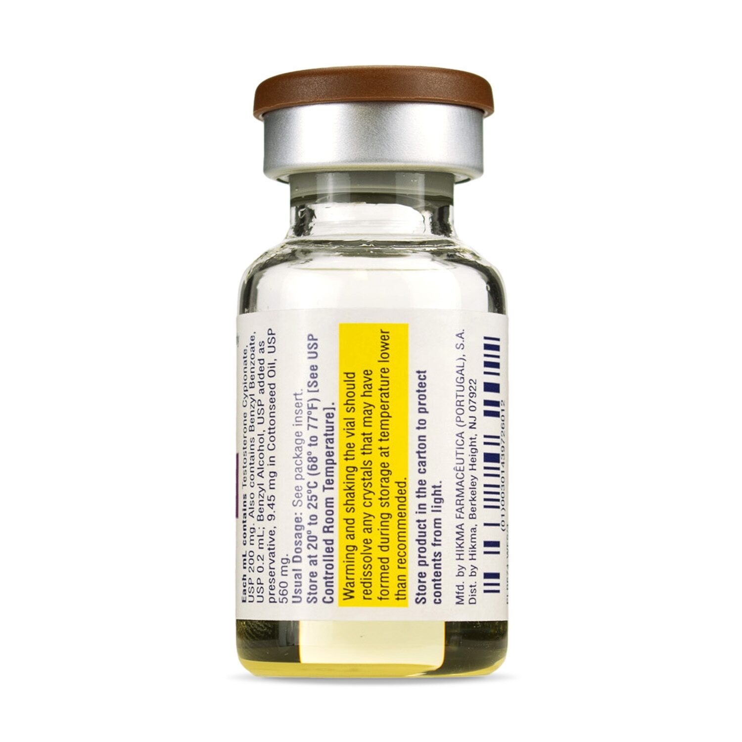 Testosterone Cypionate Mg Ml Injection Ml Mdv Mcguff