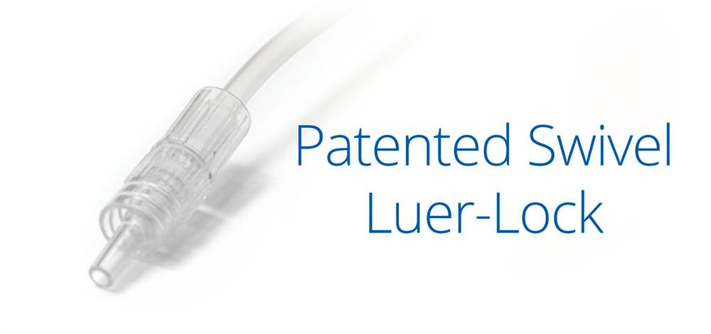 IV Administration Set, 15 Micron Filter, Spin Luer-Lock, Amber Tubing,  Latex-free, DEHP-free, 110, 20/Case