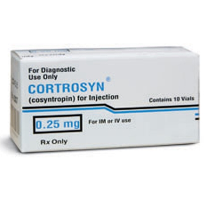 Cortrosyn® Cosnytropin Injection 0.25 mg/Vial, Multiple Dose Vial 2 mL, 10/Tray
