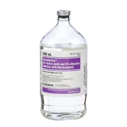 ProcalAmine® 3% Amino Acid Injection, 1000 mL Glass, 6/Case