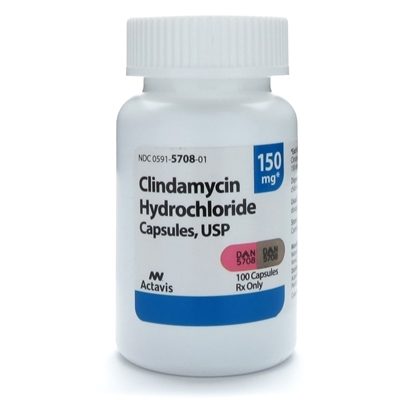 Clindamycin HCl, 150mg, 100 Capsules/Bottle