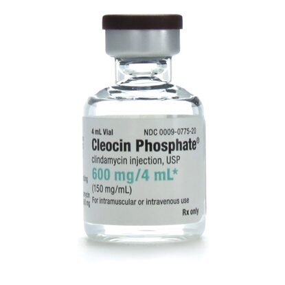 Cleocin Phosphate® Clindamycin Injection 150 mg/mL, Single Dose Vial 4 mL, 25/Tray