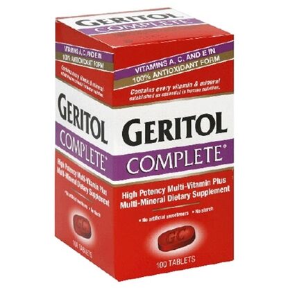 Geritol Complete® Multivitamin and Multimineral Supplement Tablets, 100 Count