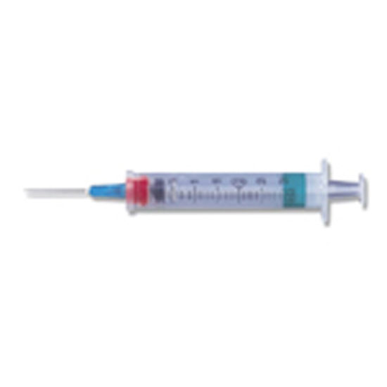 Syringe with Safety Needle, 1 cc, 23G x 1