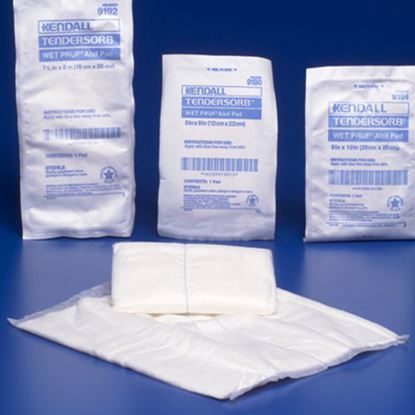 Pads, Abdominal Tendersorb™, Sterile, 7 1/2" x 8", Wet-Purf,™ 18/Box