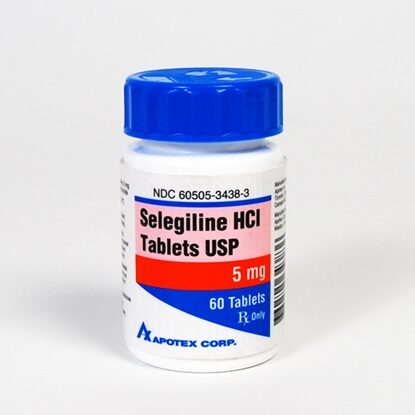 Selegiline HCl 5 mg Tablets, 60 Count