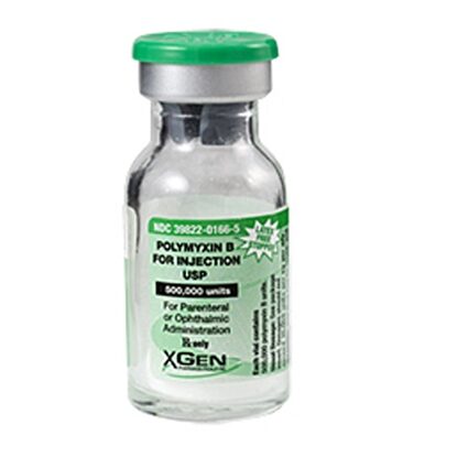 Polymyxin B Injection 500,000 U/Vial, Single Dose Vial 10 mL, Each