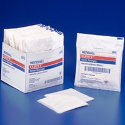 Sponges, Sterile Cover, 3" x 4" , Curity™, 2/pk  25pks/Box