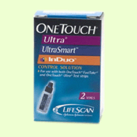 Control Solution, One Touch® Ultra, Blood Glucose, 2/Package