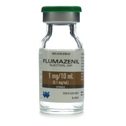 Flumazenil Injection 0.1 mg/mL, Multiple Dose Vial 10 mL, 25/Tray