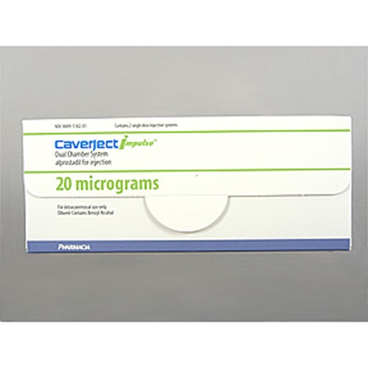 Caverject® Alprostadil Injection 20 mcg, Single Dose Vial 1 mL, 6/Tray