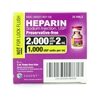 Picture of Heparin Sodium Injection 2000 U/2 mL, Single Dose Vial 2 mL, 25/Tray