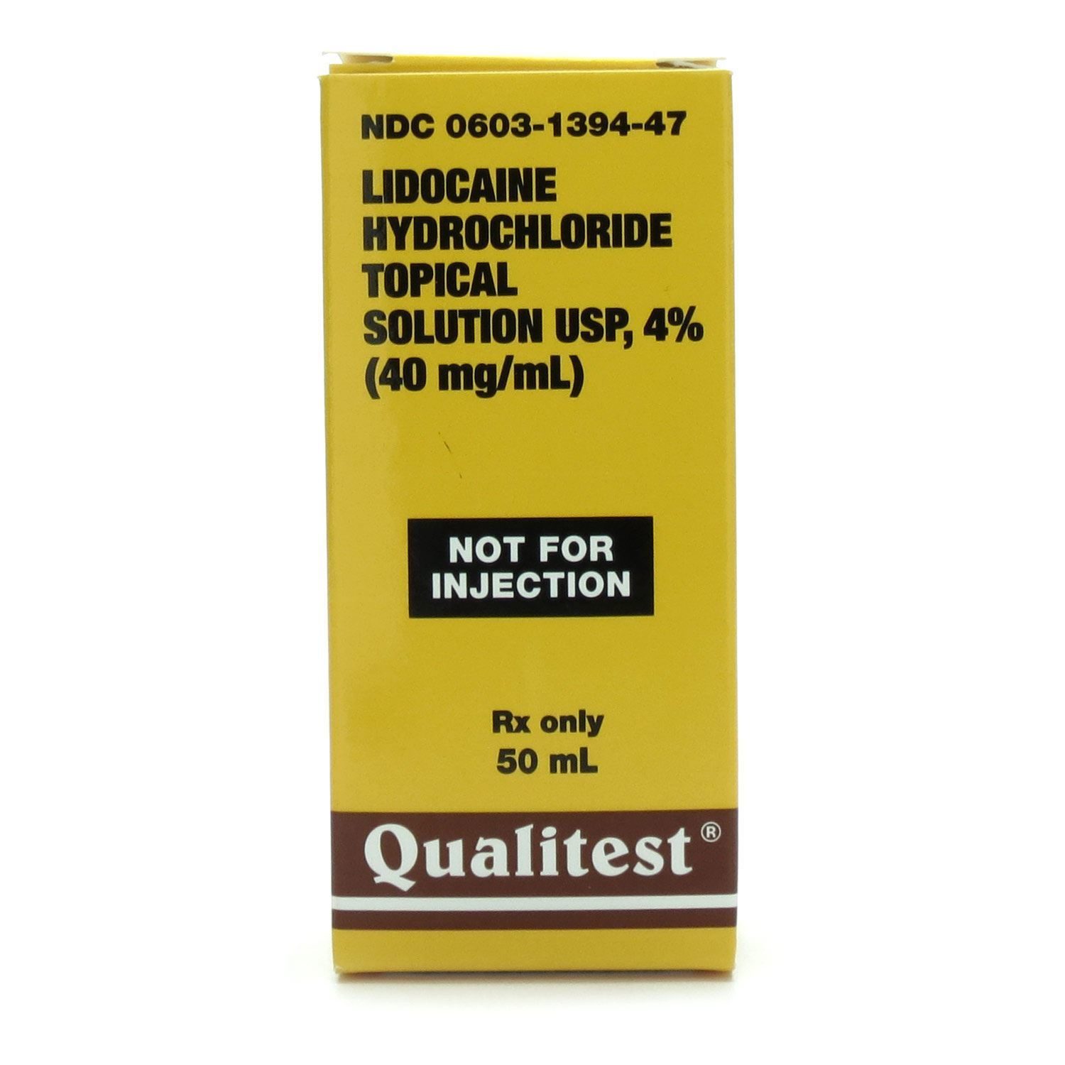 Lidocaine 4%, Topical, Oral Solution, 50mL Bottle | McGuff