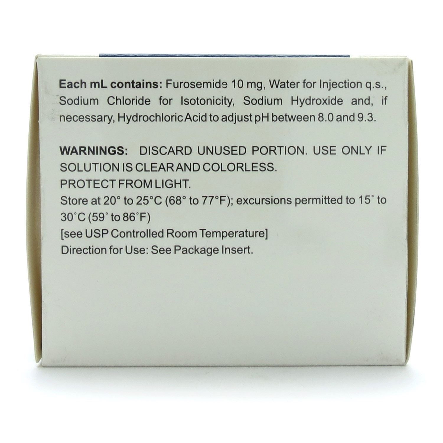 Furosemide, 10mg/mL, SDV, 2mL Vial | McGuff