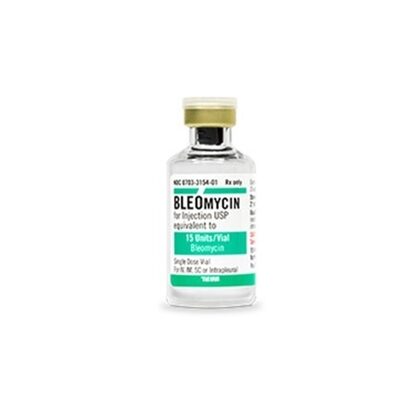 Bleomycin Injection 15 U/Vial, Single Dose Vial 10 mL, Each