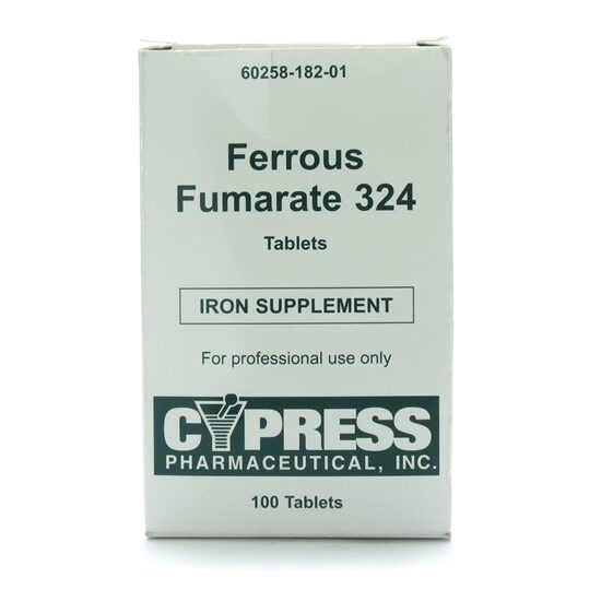 Ferrous Fumarate Tablets  324mg   100Bottle  OTC