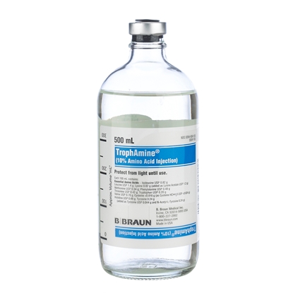TrophAmine® 10% Amino Acid Injection, 500mL Glass, 6/Case