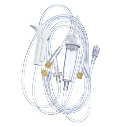 ADDitIV® Primary IV Administration Set With 3 Ports, Non-Filtered, 15 Drops/mL, 96" Tubing, 50/Case