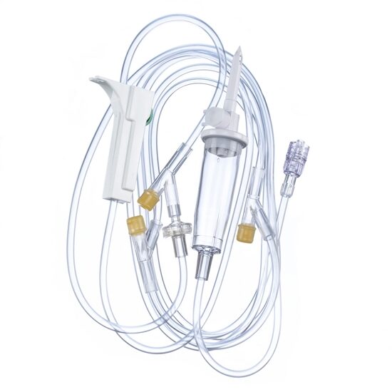 ADDitIV Primary IV Administration Set with 3 Injection Ports NonFiltered 15 DropsmL 96 Tubing 50Case