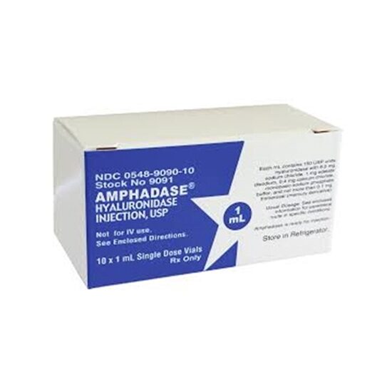 Amphadase Hyaluronidase 150umL SDV 1mL 10 VialsTray