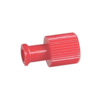 Red Cap™ Luer Replacement Cap, Dual function, 1000/Case