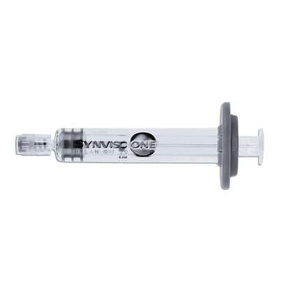 Synvisc One® Hylan G-F 20 Injection 8 mg/mL, Prefilled syringe 6 mL, Each