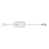 IV Set Extension 10 50 Micron Filter Injection Site  SPINLOCK Connector NonDEHP Latexfree 100Case