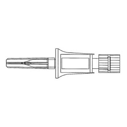 Chemoprotect® Spike Dispensing Pin With 0.2 Micron Air Filter and 5 Micron Fluid Filter, 50/Case