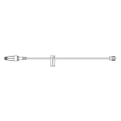 BBraun™ IV Extension Set, Small Bore 14" Tubing With 1 Needle-Free Port, 100/Case