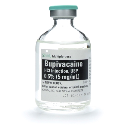 Bupivacaine HCl Injection 0.5%, Multi Dose Vial 50 mL, Each