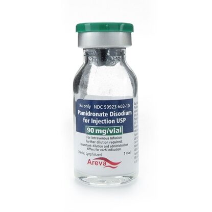 Pamidronate Disodium Injection 9 mg/mL, Single Dose Vial 10 mL, Each