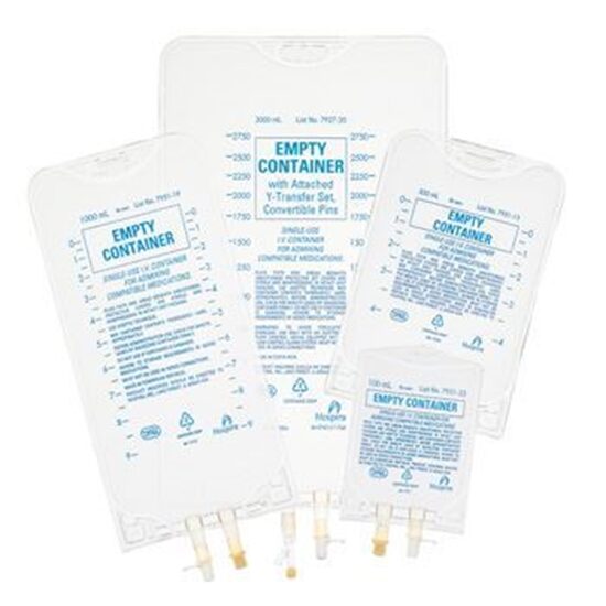 Container Empty IV Bag  250mL Lifecare 48Case