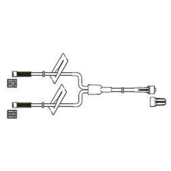 IV Set Extension YType  RegBore  35 LuerLock 2 Ysites 2Slide Clamp  50case