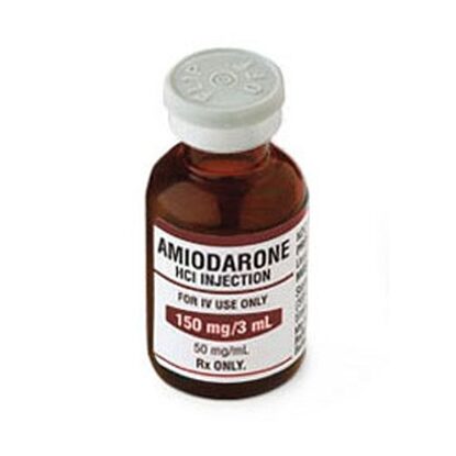 Amiodarone HCl 50 mg/mL, Single Dose Vial 3 mL, 25/Tray