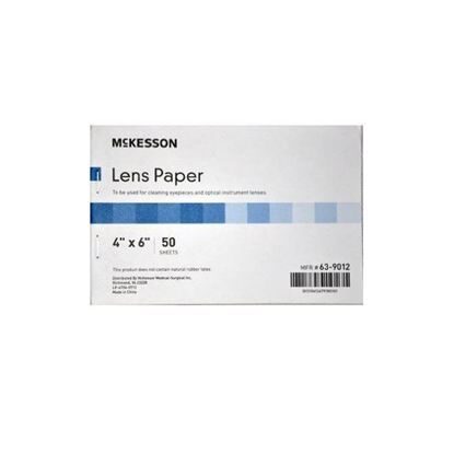 Lens Paper, Microscope, 4" x 6", 50 Sheets/pack, 12 packs/Box