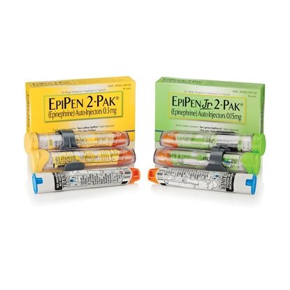 EpiPen Jr 2-Pak® Epinephrine Injection 0.15 mg, Auto-Injector 0.3 mL, 2/Box