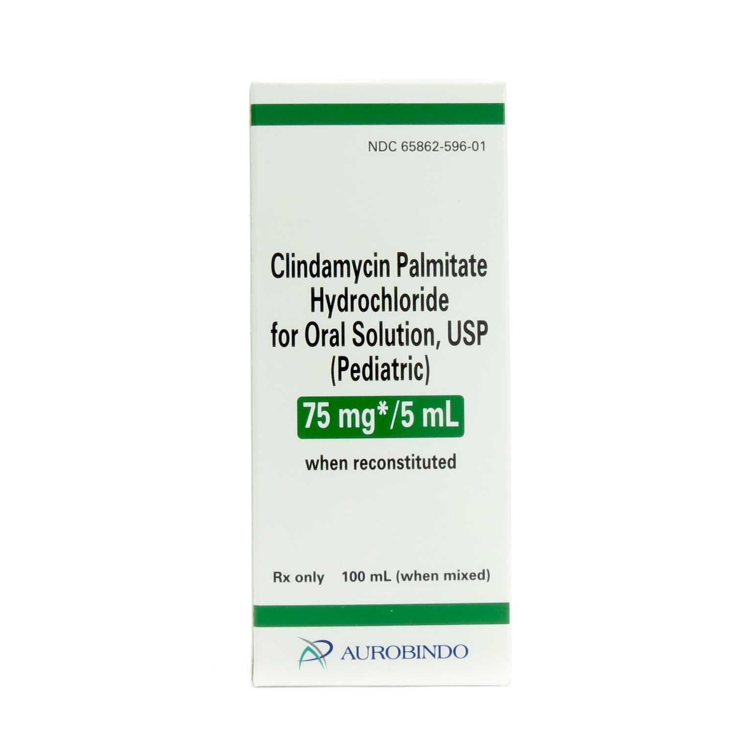 Clindamycin Palmitate Pediatric Suspension, 75mg/5mL, Cherry, 100mL ...