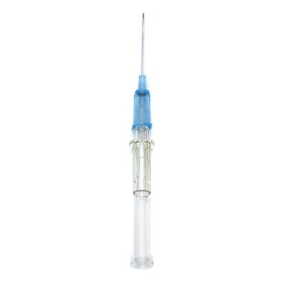 Surflo® Peripheral IV Catheter, 22G x 1" Blue Straight Hub, Each