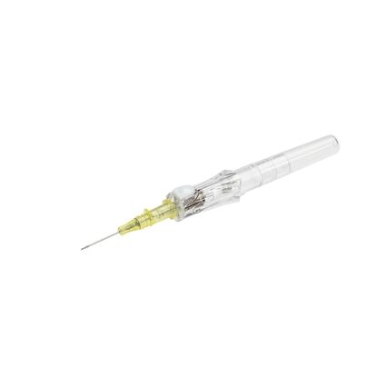 BD Insyte-N™ Autoguard™ Peripheral IV Catheter, 24 G x 0.56" Yellow Winged Hub With Shielding, 50/Box