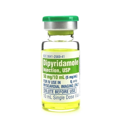 Dipyridamole Injection 5 mg/mL, Single Dose Vial 10 mL, 5/Tray
