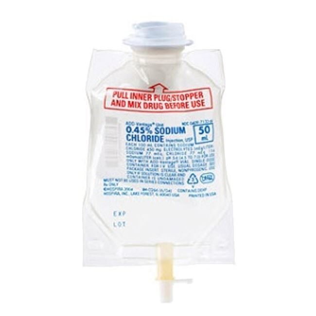 045 Sodium Chloride Hospira Visiv Flexible Bag No Latex Pvc Or Dehp Mcguff 2487