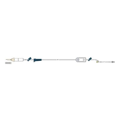 Codan® Primary IV Administration Set With 1 Y-Port, 0.2 Micron Filter, 20 Drops/mL, 87" Tubing