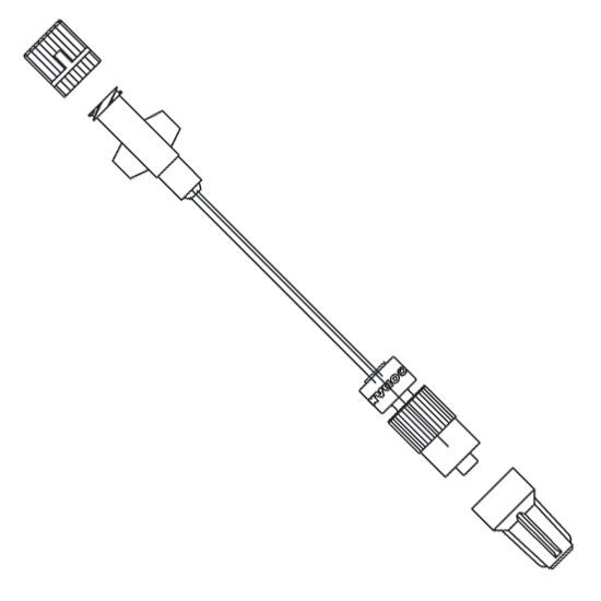 IV Set Extension MicroBore  7  NonDEHP Latexfree Spin LuerLock