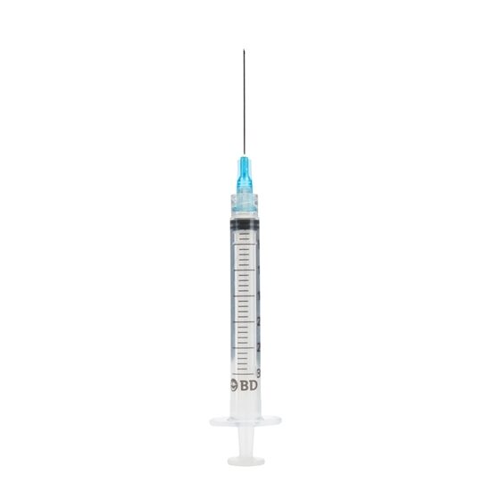 Syringe, Luer Lock, BD Luer-Lok™, BD PrecisionGlide™, 100/Box