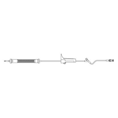 BBraun™ Primary IV Administration Set with 1 Injection Port, 170 Micron Filter, 10 Drops/mL, 75" Tubing