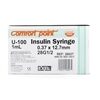 1cc Insulin Syringe 28Gx 12  Exel Comfort Point 100Box