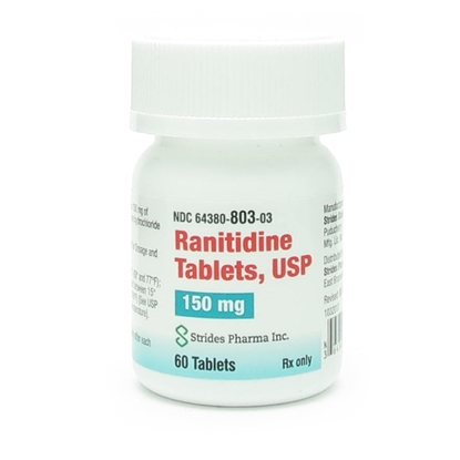 Ranitidine 150 mg Tablets, 60 Count