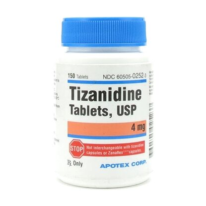 Tizanidine 4 mg Tablet, 30 Count